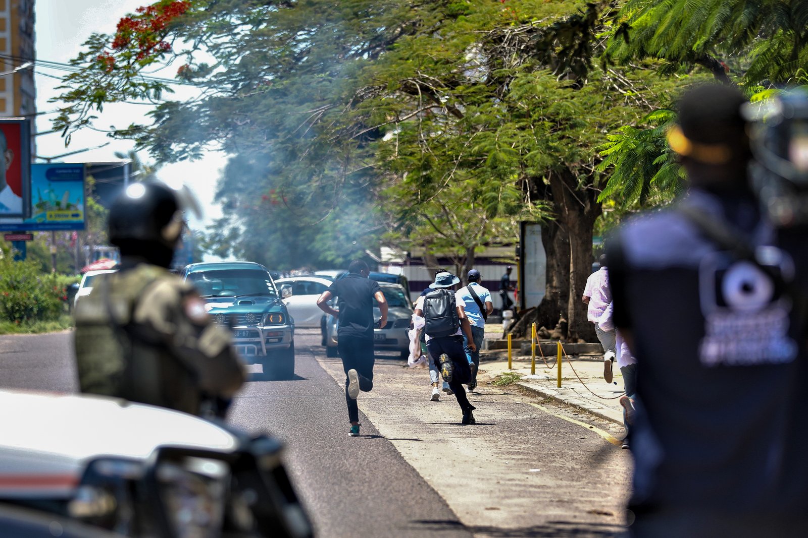 Onda de manifestações tomou conta de Moçambique após resultado das eleições. Crédito: LUÍSA NHANTUMBO/LUSA