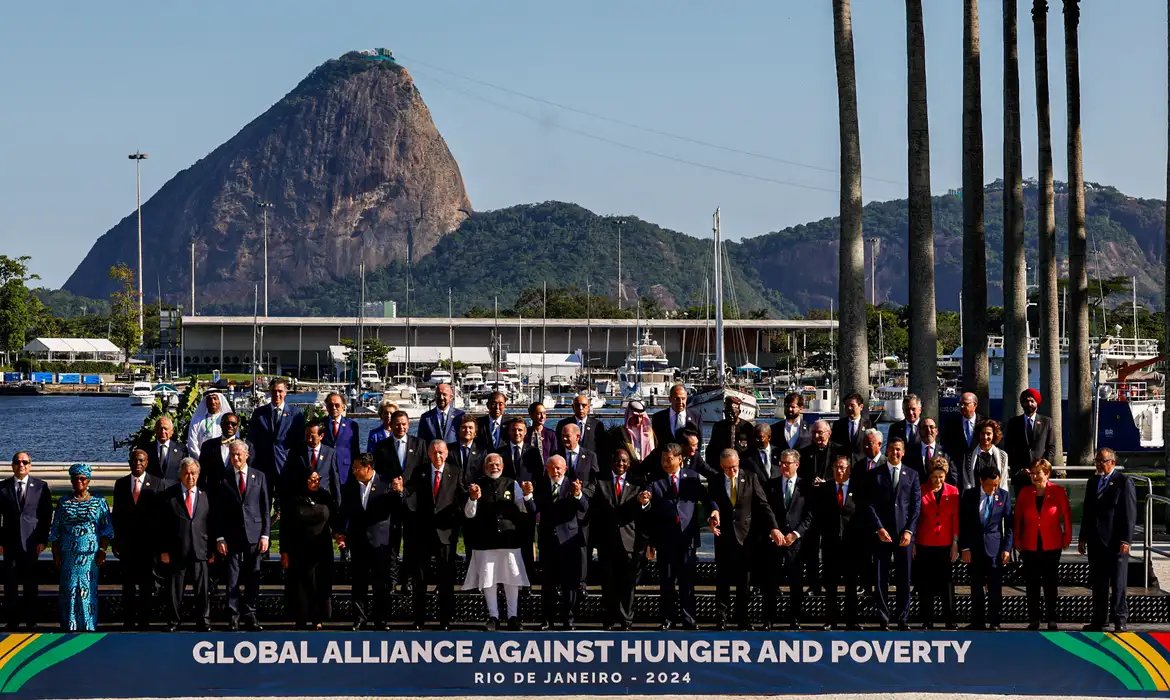 Líderes de Governo e chefes de Estado no G20. Crédito: Tânia Rêgo, Agência Brasil