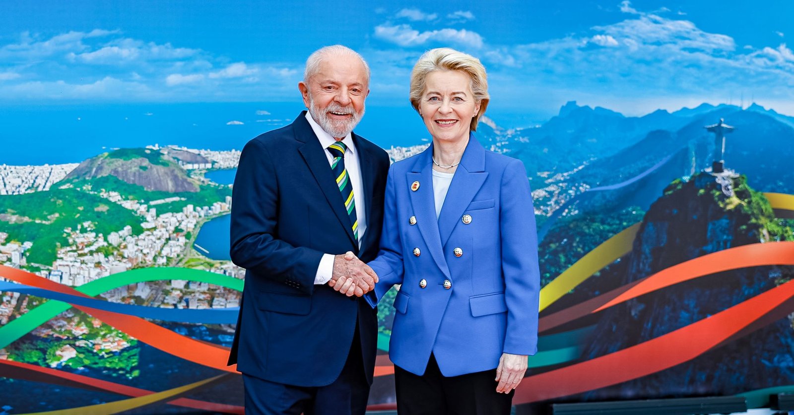 Presidente Lula e presidente da Comissão Europeia, Ursula von der Leyen. Crédito: Divulgação, PR