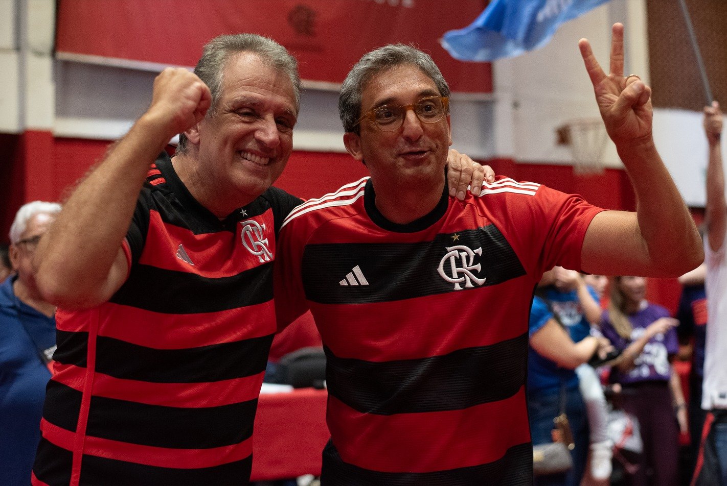 Luiz Eduardo Baptista, o BAP, novo presidente do Flamengo. Crédito: Paula Reis, Clube de Regatas do Flamengo