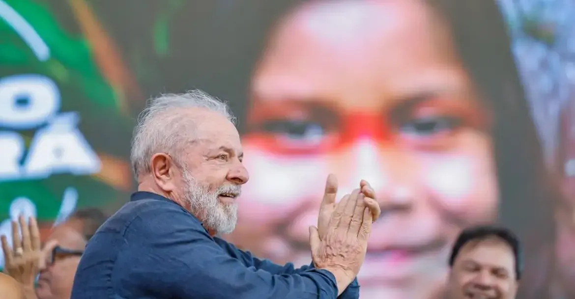 Presidente Luiz Inácio Lula da Silva durante anúncio oficial da realização da Conferência do Clima das Nações Unidas (COP 30). Crédito: Ricardo Stuckert/PR