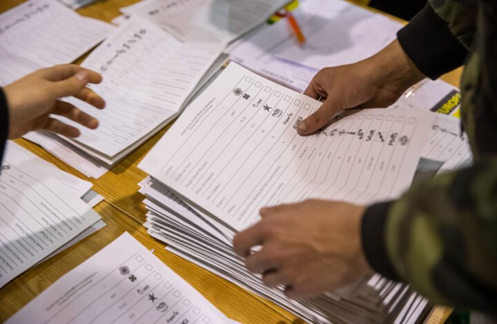 Contagem de votos. Crédito: Agência Lusa