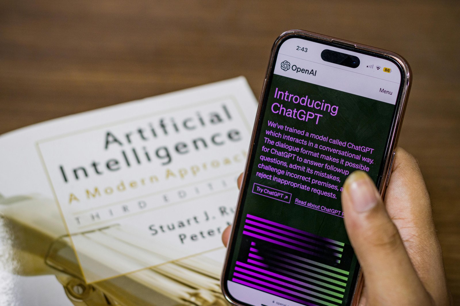 Inteligência Artificial vem sendo cada vez mais usada. Crédito: Pexels/Sanket Mishra