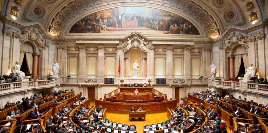 Plenário da Assembleia da República. Crédito: Reprodução