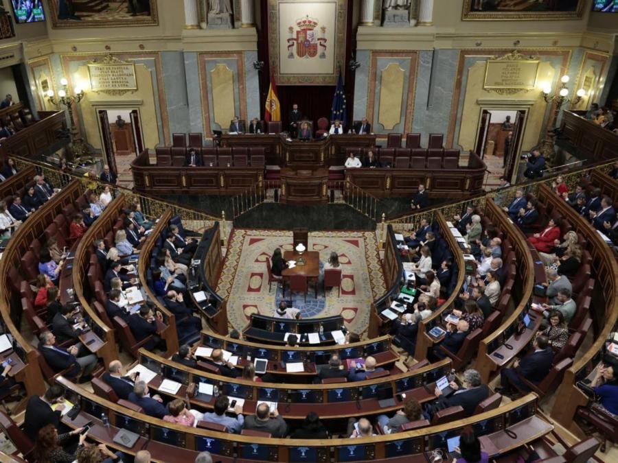 Plenário do Congresso dos Deputados da Espanha. Crédito: Congresso dos Deputados, divulgação