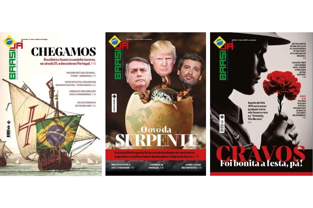 Capas da revista impressa BRASIL JÁ são pensadas detalhadamente entre conteúdo editorial e arte