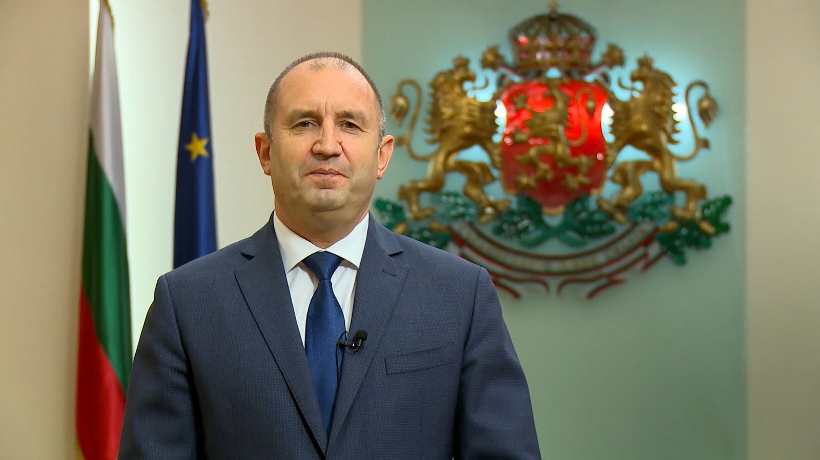 Rumen Radev, presidente da Bulgária. Crédito: Institute for Nuclear Research, Divulgação