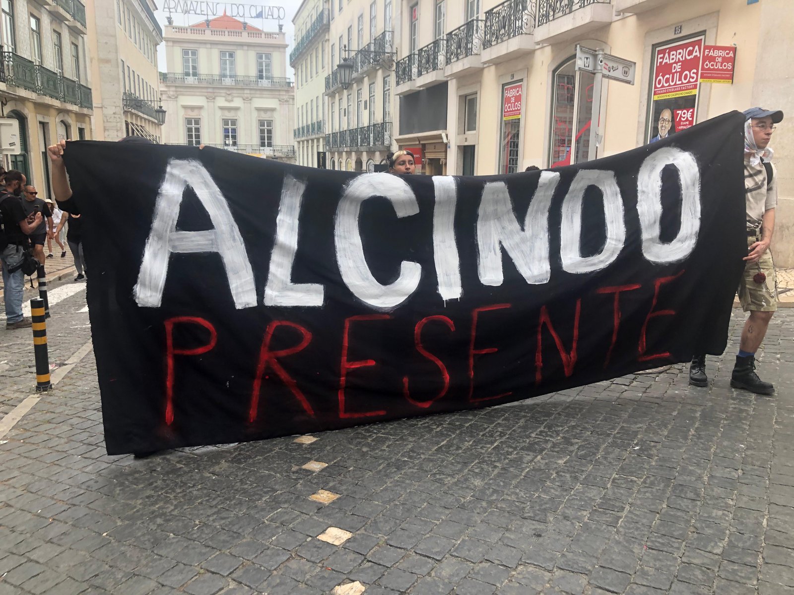 Manifestação de memória do assassinato de Alcindo Monteiro Crédito: Stefani Costa, BRASIL JÁ