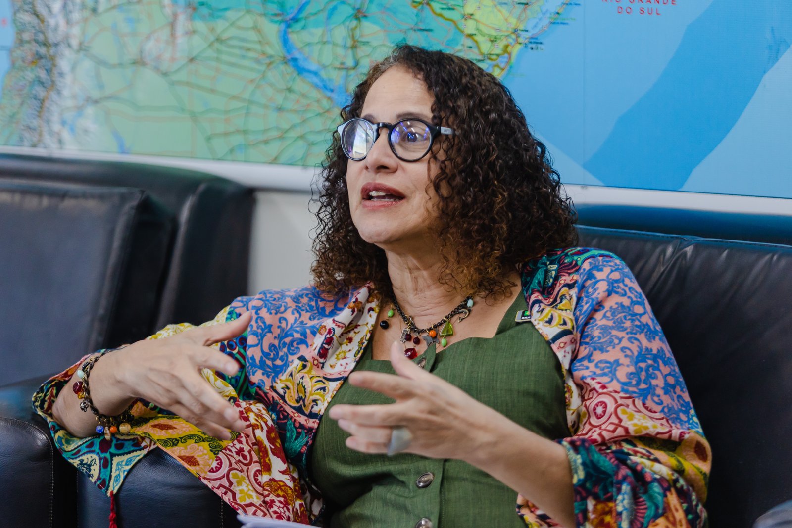 Luciana Santos é a primeira mulher na história do Brasil a assumir a pasta das Ciências e Tecnologia. Crédito: Laura Baggi, ASCOM /MCT