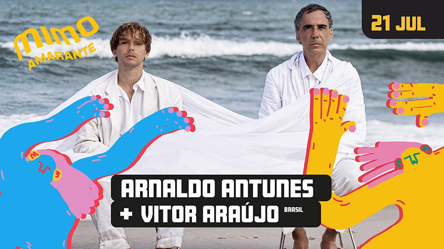 Arnaldo Antunes e Vitor Araújo no MiMo Amarante 2024
