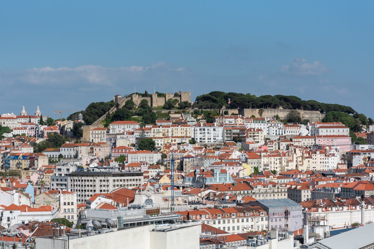 Panorâmica tirada do Miradouro de São Pedro de Alcântara. Crédito: CML, Divulgação