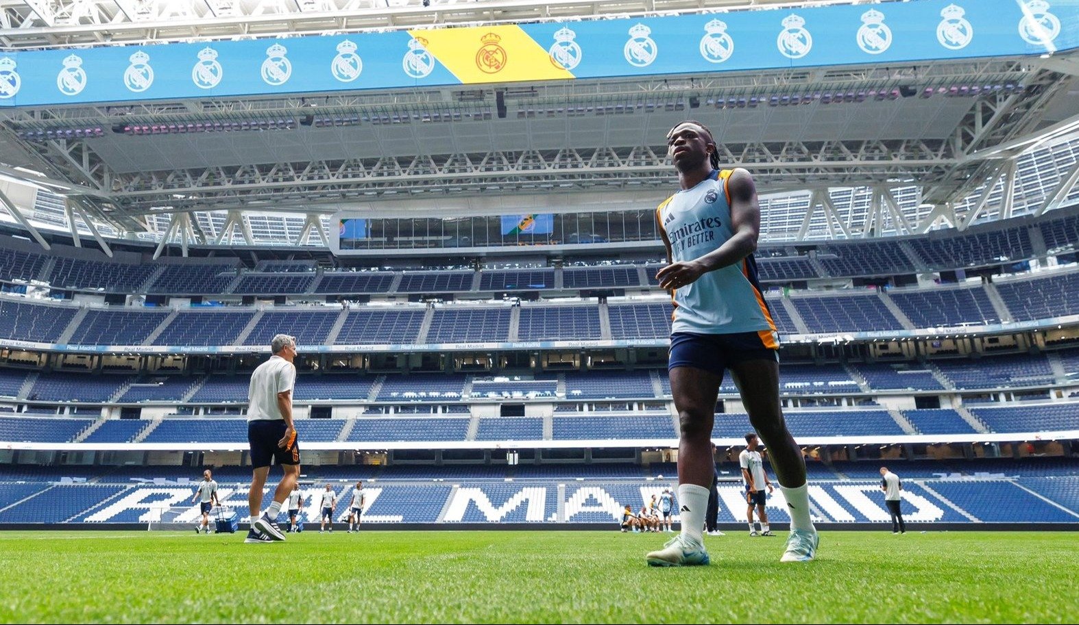 Vinícius Júnior, estrela do Real Madrid. Crédito: Reprodução X, Vini Jr. 