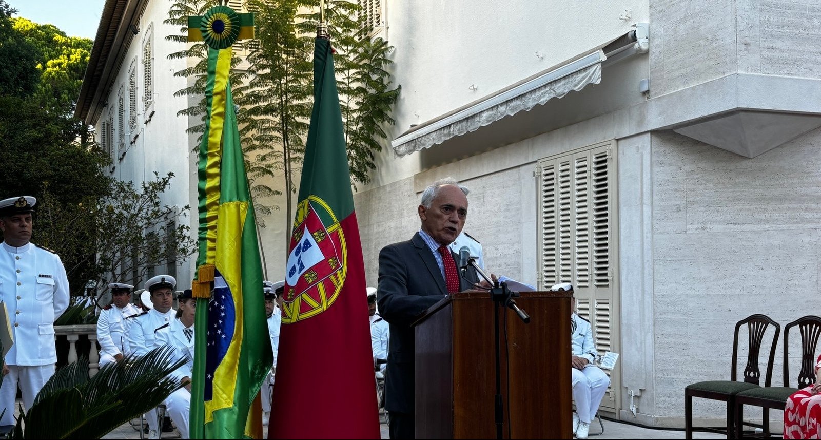 Embaixador do Brasil em Lisboa, Raimundo Carreiro. Crédito: Jordan Alves, BRASIL JÁ