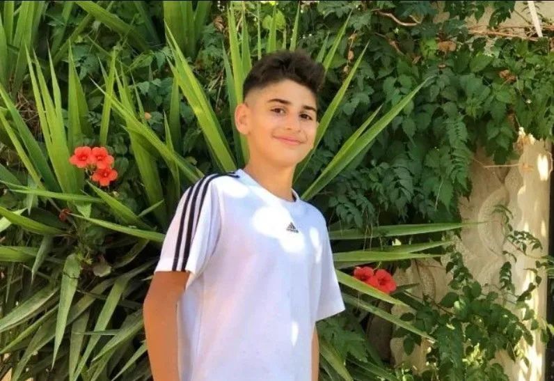 Ali Kamal Abdallah, de 15 anos, foi morto no Líbano após um bombardeiro de Israel no Vale do Becá. Crédito: Reprodução