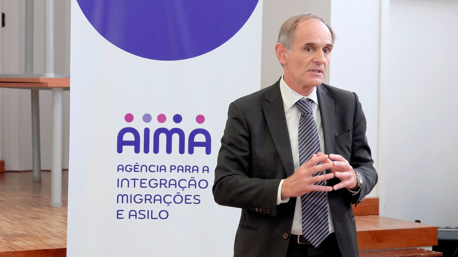 Pedro Portugal Gaspar, presidente da Agência para a Integração, Migrações e Asilo (Aima). Crédito: Aima, Divulgação